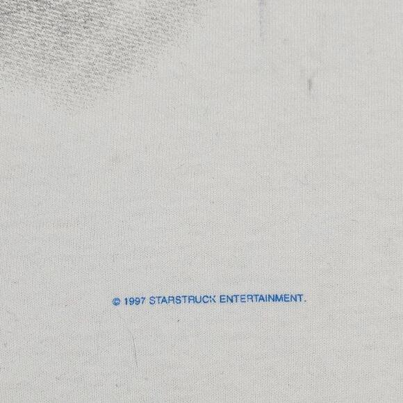 Vintage Reba Mcentire Tour Shirt White Graphic Tee 90s 1997 Large Made In USA - Picture 3 of 11